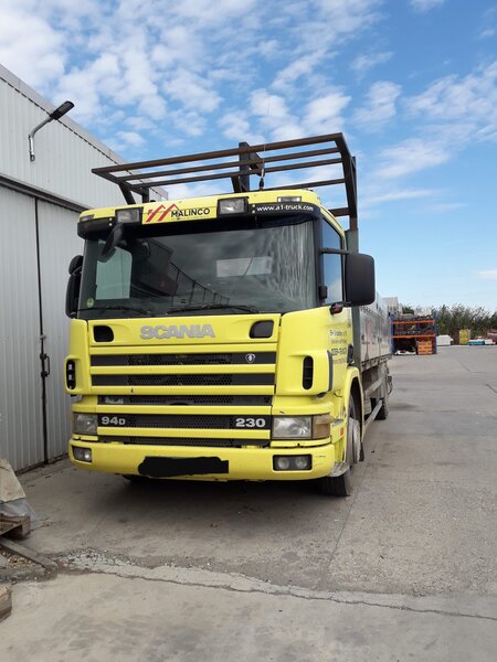 Scania P94 D230 Macara HIAB 095-2- gata de lucru!
