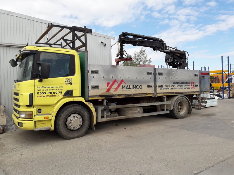 Scania P94 D230 Macara HIAB 095-2- gata de lucru!