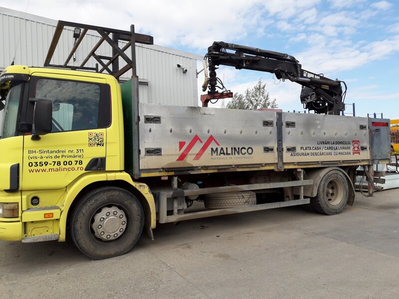 Scania P94 D230 Macara HIAB 095-2- gata de lucru!