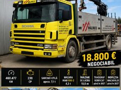 Scania P94 D230 Macara HIAB 095-2- gata de lucru!